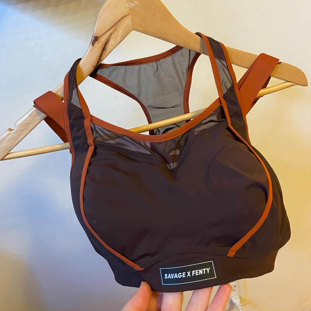 Savage X Fenty Brown Sports Bra